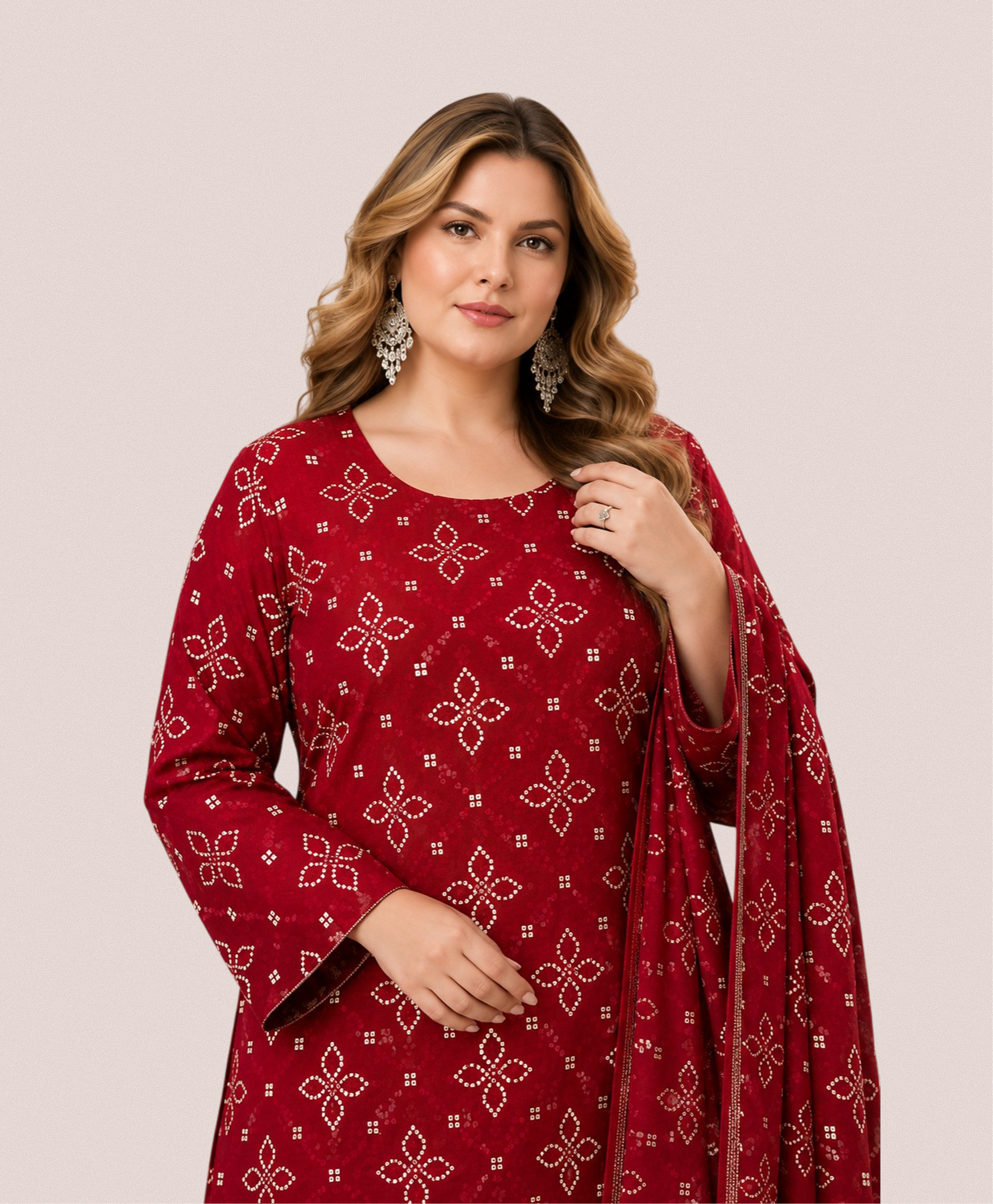 2 Piece Printed lawn Suit (Stitched)