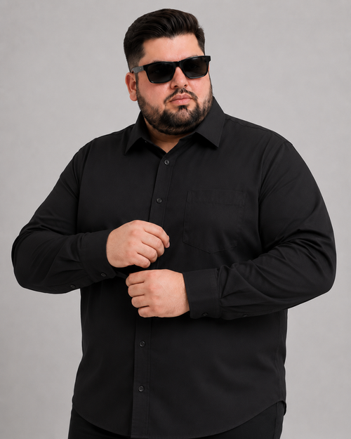Plus Size 100% Shamray Cotton Casual Shirt