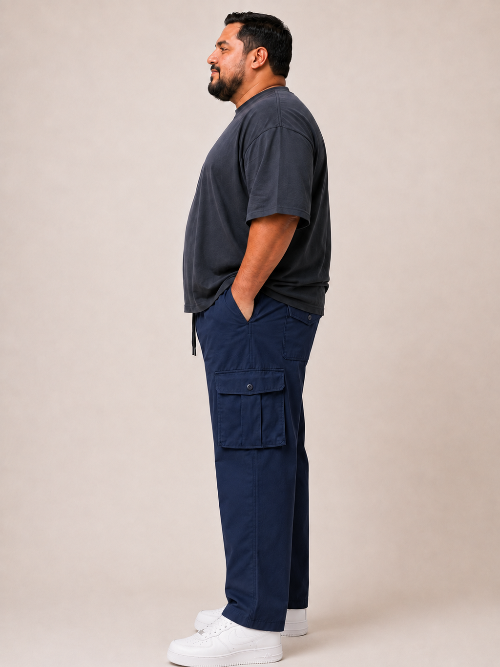Men's Relaxed Fit Cargo Trousers