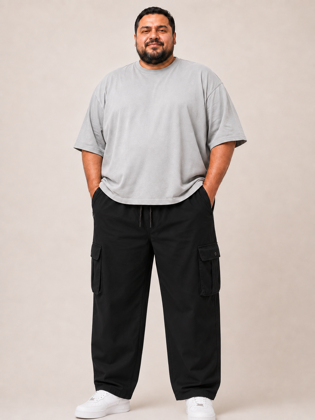Men's Relaxed Fit Cargo Trousers