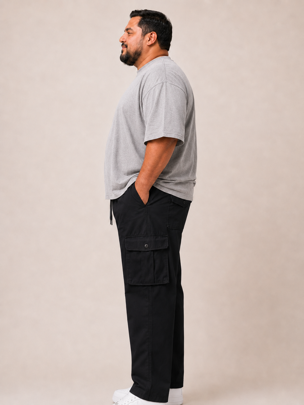 Men's Relaxed Fit Cargo Trousers