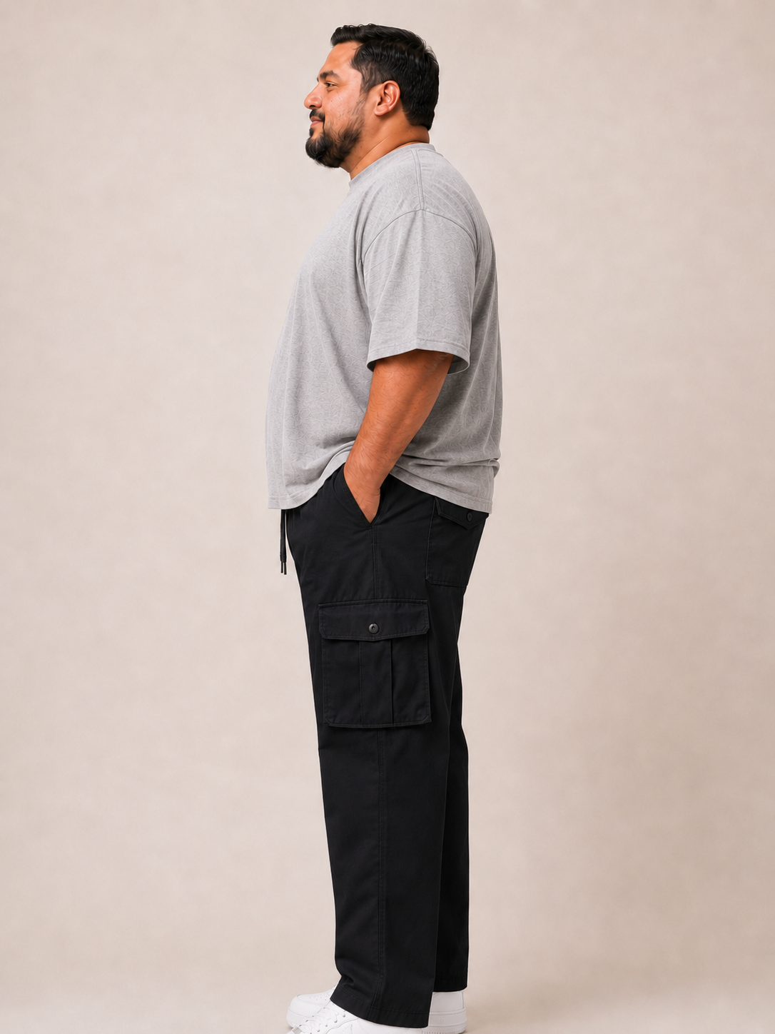 Men's Relaxed Fit Cargo Trousers