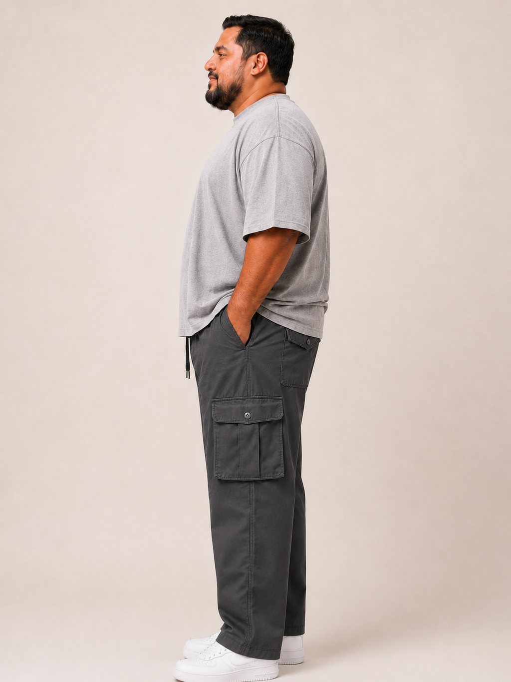 Men's Relaxed Fit Cargo Trousers