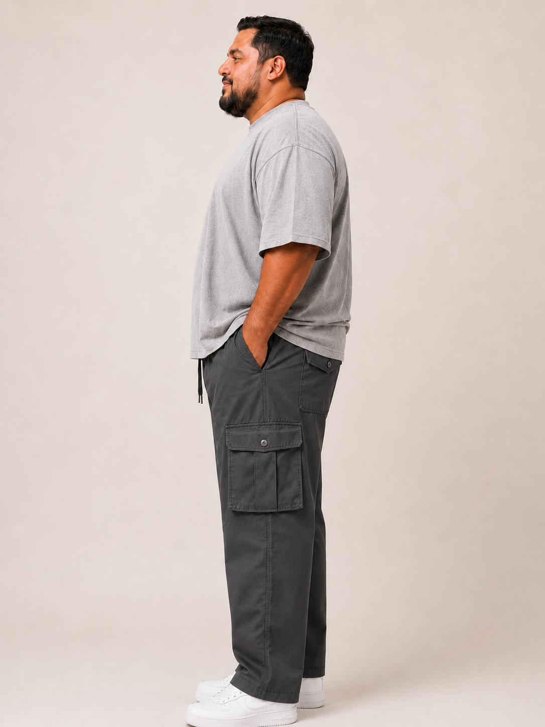 Men's Relaxed Fit Cargo Trousers